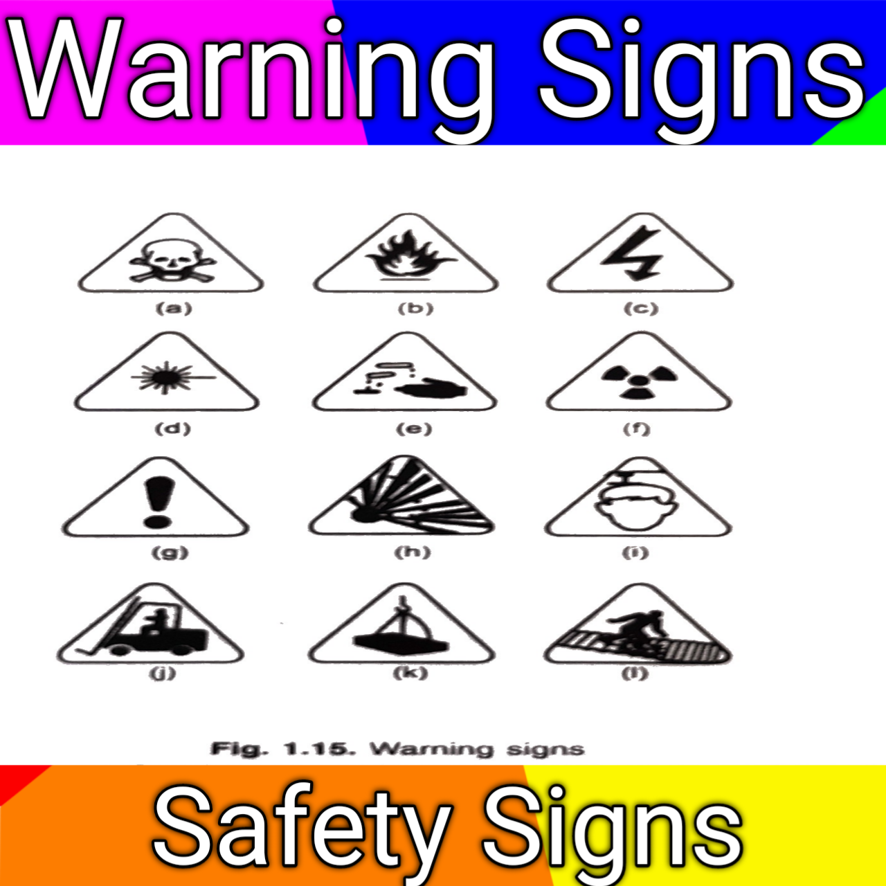 Safety signs