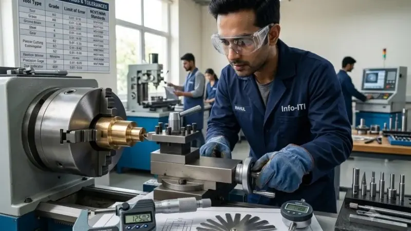Vocational Instructor Workshop Assessment - Precision Lathe Calibration workshop practical evaluation instruments for instructor skill test