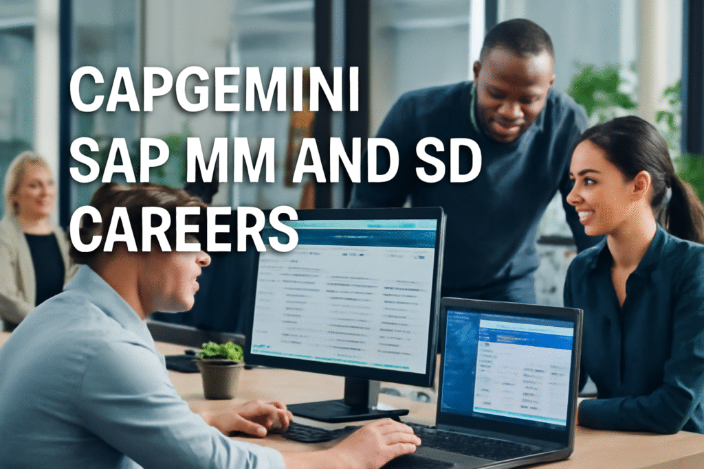 Capgemini SAP MM and SD Careers