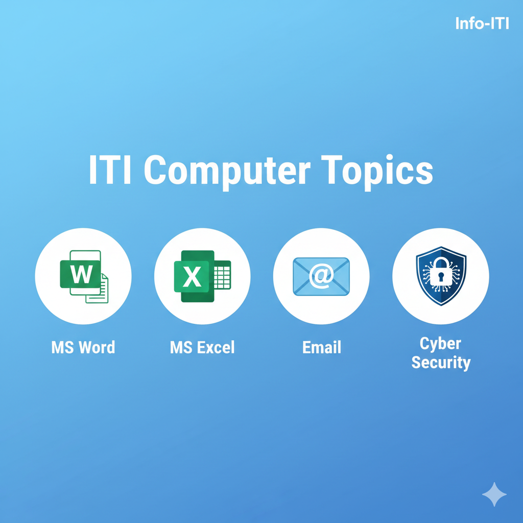 ITI Digital Literacy Topics for NIMI Mock Test.