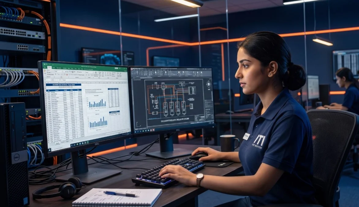 it literacy and computer skills for iti students