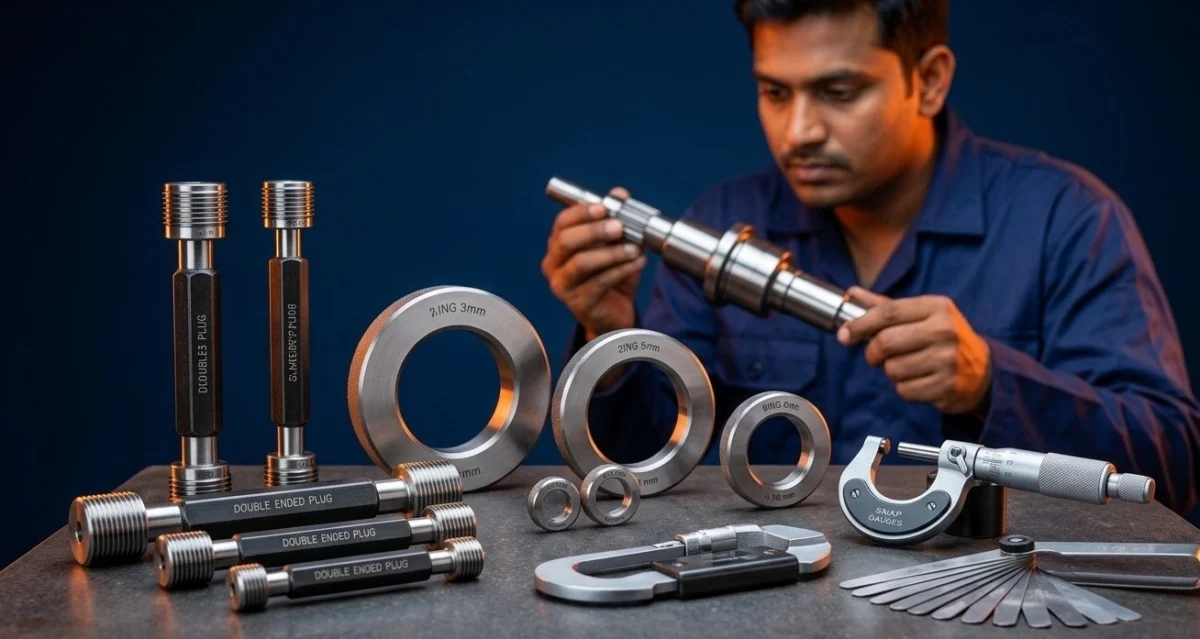 types of gauges used in fitter shop